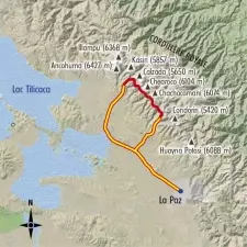 Itinéraire du voyage Du Sud Lipez à la Cordillère Royale - Bolivie - Tirawa