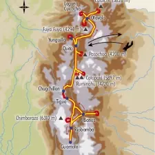 Itinéraire du voyage Trek des Volcans - Équateur - Tirawa