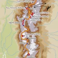 Itinéraire du voyage Montagnes d'Equateur - Équateur - Tirawa