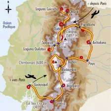 Itinéraire du voyage Haciendas de Charme - Équateur - Tirawa