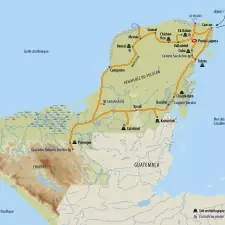 Itinéraire du voyage Grand Tour du Yucatan - Mexique - Tirawa