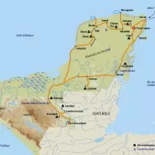 Itinéraire du voyage Du Yucatan au Chiapas - Mexique - Tirawa