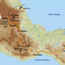 Itinéraire du voyage Grande Traversée du Mexique - Mexique - Tirawa