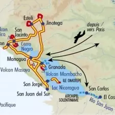 Itinéraire du voyage Balade au Nicaragua - Nicaragua - Tirawa