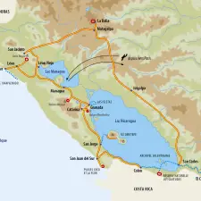 Itinéraire du voyage Grand Tour du Nicaragua - Nicaragua - Tirawa