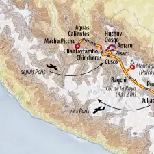 Itinéraire du voyage Rencontres Incas - Pérou - Tirawa