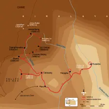 Itinéraire du voyage Trek du Jomolhari et Splendeurs du Bhoutan - Bhoutan - Tirawa
