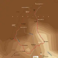 Itinéraire du voyage Festival et trek de Laya au Jomolhari - Bhoutan - Tirawa