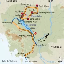 Itinéraire du voyage Balade au pays du Sourire - Cambodge - Tirawa