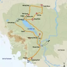 Itinéraire du voyage Balade au pays du Sourire - Cambodge - Tirawa