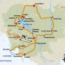 Itinéraire du voyage Grand Tour du Cambodge - Cambodge - Tirawa