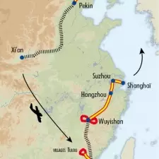 Itinéraire du voyage Sentiers de Chine - Chine - Tirawa