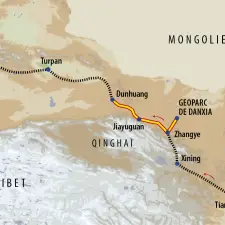 Itinéraire du voyage Routes de la Soie : de Pékin à Samarcande - Chine - Tirawa