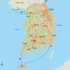 Itinéraire du voyage Dans les secrets de la Corée du Sud - Corée du sud - Tirawa