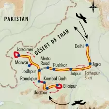 Itinéraire du voyage Au Coeur du Rajasthan - Inde - Tirawa