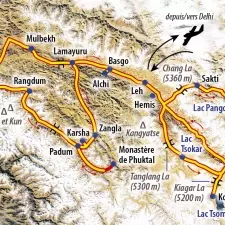 Itinéraire du voyage Grand Tour du Ladakh Zanskar - Inde - Tirawa