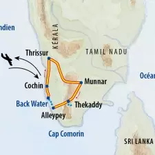 Itinéraire du voyage Au coeur du Kérala - Inde - Tirawa