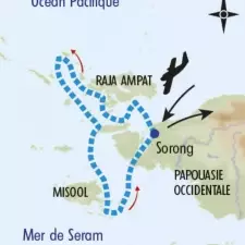 Itinéraire du voyage Raja Ampat, Archipel du Paradis - Indonésie - Tirawa