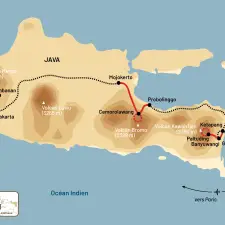 Itinéraire du voyage L'Indonésie de Java à Bali - Indonésie - Tirawa