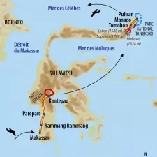 Itinéraire du voyage Immersion Toraja et Volcans de Sulawesi - Indonésie - Tirawa