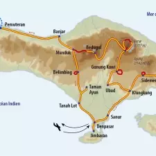 Itinéraire du voyage Charmes Balinais - Indonésie - Tirawa