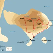 Itinéraire du voyage Bali, Rando sur l'Ile des Dieux - Indonésie - Tirawa