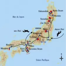Itinéraire du voyage Balade au Coeur du Japon - Japon - Tirawa