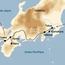 Itinéraire du voyage L'Essentiel du Japon, de Tokyo à Kyoto - Japon - Tirawa