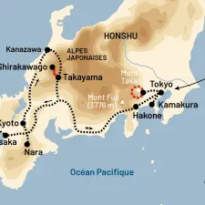 Itinéraire du voyage Immersion en Terre Nippone - Japon - Tirawa
