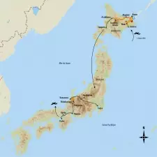 Itinéraire du voyage Charmes du Japon en Hiver - Japon - Tirawa