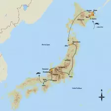 Itinéraire du voyage Charmes du Japon en Hiver - Japon - Tirawa