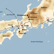 Itinéraire du voyage Trésors du Japon - Japon - Tirawa