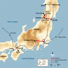 Itinéraire du voyage Le Japon en Eté, entre Festivals et Mont Fuji - Japon - Tirawa
