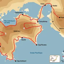 Itinéraire du voyage Le Pèlerinage des 88 Temples de Shikoku - Japon - Tirawa