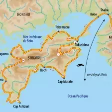 Itinéraire du voyage Le Pèlerinage des 88 Temples de Shikoku - Japon - Tirawa