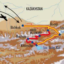 Itinéraire du voyage Rencontres nomades au Kirghizistan - Kirghizistan - Tirawa