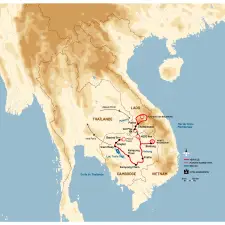 Itinéraire du voyage Terres du Mékong - Laos - Tirawa