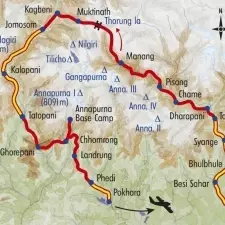 Itinéraire du voyage Grand Tour des Annapurnas - Népal - Tirawa