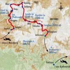 Itinéraire du voyage La Grande Traversée du Haut Dolpo - Népal - Tirawa