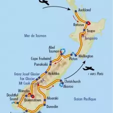 Itinéraire du voyage Grand Tour de Nouvelle Zélande - Nouvelle-Zélande - Tirawa