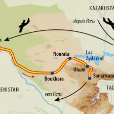 Itinéraire du voyage Charmes d'Ouzbékistan - Ouzbékistan - Tirawa