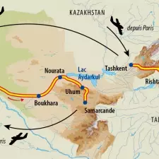 Itinéraire du voyage Grande traversée de l'Ouzbékistan - Ouzbékistan - Tirawa