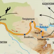 Itinéraire du voyage Charmes d'Ouzbékistan - Ouzbékistan - Tirawa