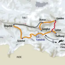 Itinéraire du voyage Trek et monastères du Tibet - Tibet - Tirawa