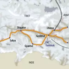 Itinéraire du voyage La Grande Traversée du Tibet - Tibet - Tirawa