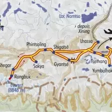 Itinéraire du voyage La Grande Traversée du Tibet - Tibet - Tirawa