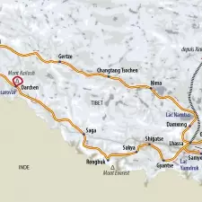 Itinéraire du voyage De Pékin au Mont Kailash - Tibet - Tirawa