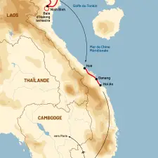 Itinéraire du voyage Le Vietnam du Nord au Sud - Vietnam - Tirawa
