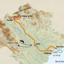 Itinéraire du voyage Trek des Minorités - Vietnam - Tirawa