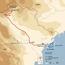 Itinéraire du voyage Trek des Minorités - Vietnam - Tirawa